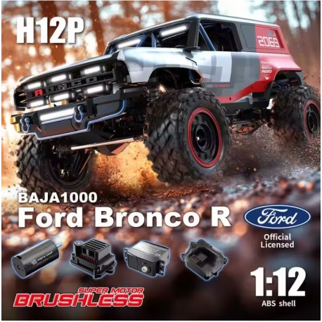 MJX Hyper GO H12P 1/12 Ford Bronco R Crawler RTR