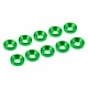 Ultimate 3 mm. ALU. WASHER GREEN (10 pcs)