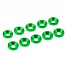 Ultimate 3 mm. ALU. WASHER GREEN (10 pcs)