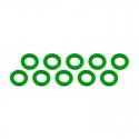 Ultimate Aluminum Shim (3x6x0.5mm) Green (10pcs)