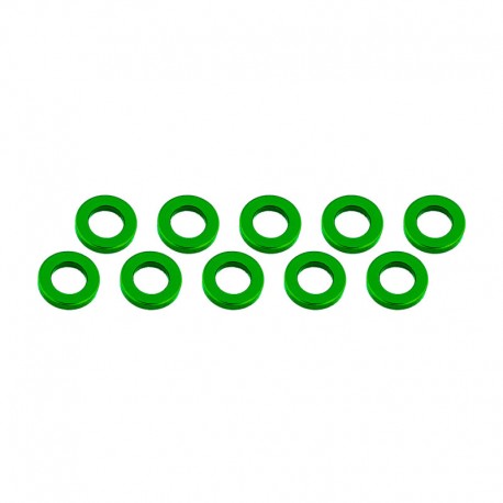 Ultimate Aluminum Shim (3x6x1mm) Green (10pcs)