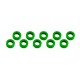 Ultimate Aluminum Shim (3x6x2mm) Green (10pcs)