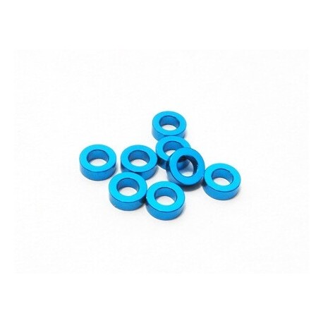 Hiro Seiko 3mm Alloy Spacer Set (2.0mm) [Y-Blue]