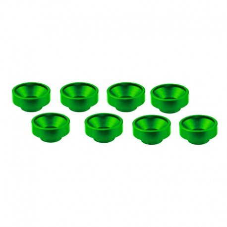 Ultimate M3 Aluminum Servo Washer Green (8 pcs)