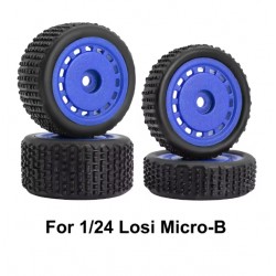Austar Tires & Wheels Mounted, blue: Micro-B