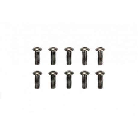 Tamiya 3X8MM Steel Hex Head Screws (10 PCS)