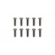 Tamiya 3X10MM Steel Hex Head Screws (10 PCS)
