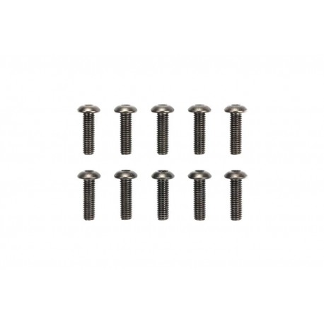 Tamiya 3X10MM Steel Hex Head Screws (10 PCS)