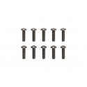 Tamiya 3X10MM Steel Hex Head Screws (10 PCS)