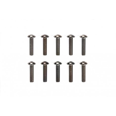 Tamiya 3X12MM Steel Hex Head Screws (10 PCS)