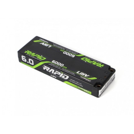  Turnigy Rapid LiHV 6000mAh 2S 7.6V 140C Hardcase LiPo Battery