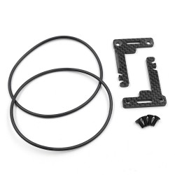 Yeah Racing Graphite Short Battery Holder Set For Tamiya TT02