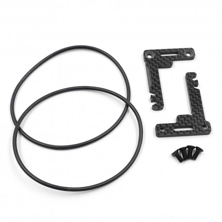 Yeah Racing Graphite Short Battery Holder Set For Tamiya TT02