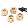 Yeah Racing 12mm Brass Hex Adaptor 8mm Offset 4pcs Fits TRX-4 TRX-6