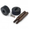 Yeah Racing 23T HD Tool Steel Shaft & Steel Portal Drive Output Spindle Gear 2pcs Fits TRX-4 TRX-6