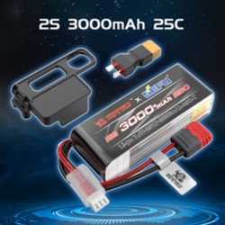 MJX 2S-(25C) 7.4V 3000+mah(Soft pack battery)