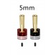 5MM BULLET CONECTORS WITH COOL HEATSHINKS 2