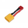 ADAPTADOR XT90 MACHO A T-PLUG HEMBRA (con cable 50mm)