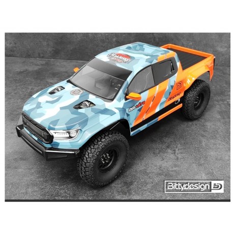 Bittydesign RR-Ultra 1/10 Rock Crawler Body (Clear | Pre-Cut | 1mm | 313mm)