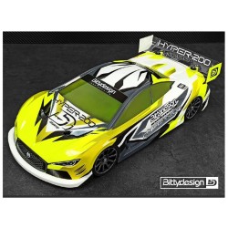 Bittydesign HYPER-200 Clear Body 1/10 TC 200mm nitro, Lightweight