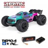 Arrma 1/16 MINI KRATON 3S DSC 4X4 RTR Brushless Speed Truck (Battery & Charger Included) Teal/Pink