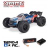 Arrma 1/16 MINI KRATON 3S DSC 4X4 RTR Brushless Speed Truck (Battery & Charger Included) Red/Blue
