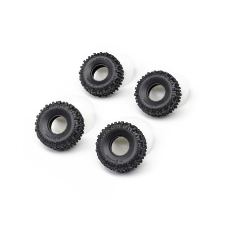Axial Tires & Foam (4) Bogger: SCX30
