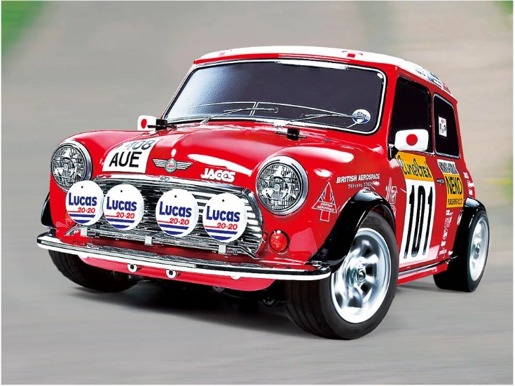 タミヤ M05 ミニクーパー '94 Monte Carlo Tamiya 58483 Mini Cooper Monte Carlo '94 (M-05) - Tienda RC