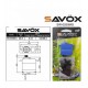 Savox Waterproof SW0250MG Micro Servo 5Kg/0.11Seg