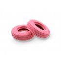 Tamiya Sand-Grooved Front Tire Pink (2)
