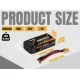  Turnigy Rapid LiHV 4500mAh 2S 7.6V 100C Shorty Hardcase LiPo Battery