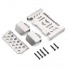 Stainless Steel Skid Plate Bumper Chassis Armor Guard for 1/10 YK4106 YK4107 RC