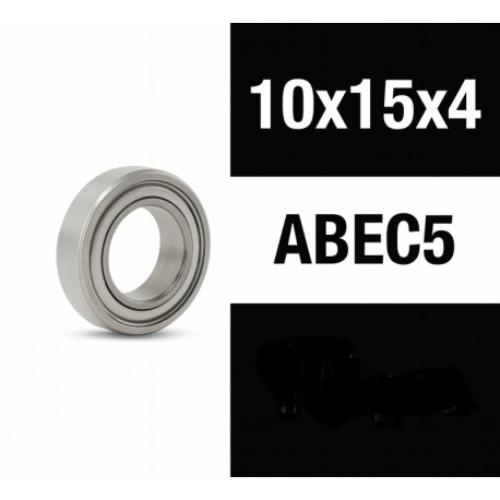 XTR "ZERO FRICTION" 10x15x4ZZ (1u) ABEC5