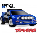 Traxxas Mini Rally Ford RS200 4x4 VXL Brushless RTR AWD Rally Car (Blue) w/TQi 2.4GHz Radio, Battery & Charger