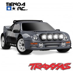 Traxxas Mini Rally Ford RS200 4x4 VXL Brushless 1/16 RTR AWD Rally Car (Grey) w/TQi 2.4GHz Radio, Battery & Charger