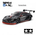 Tamiya 47512 Porsche 911 Gt3 R (992) Tt02 Black Painted Body
