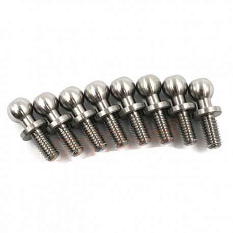 Yeah Racing High Precision 64 Titanium Ball Stud 4.8mm x 6mm 8pcs