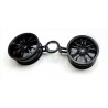  TAMIYA TOYOTA SUPRA GR WHEELS (BLACK 10 SPOKE)