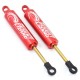 Yeah Racing 100mm Desert Lizard Two Stage Internal Spring Damper Pair Red For Crawler