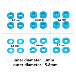 Aluminun  Spacer Set (3mm-5.8mm) 