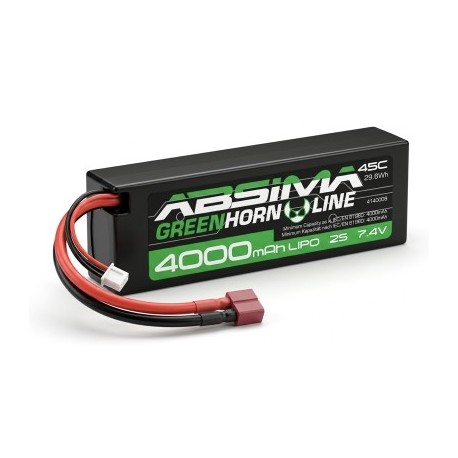 ABSIMA LiPo Stick Pack 7.4V-50C 4000 Hardcase (T-Plug)