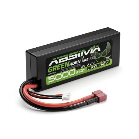 ABSIMA GREENHORN LINE V2 7,4V 5000MAH 50C  (T PLUG)