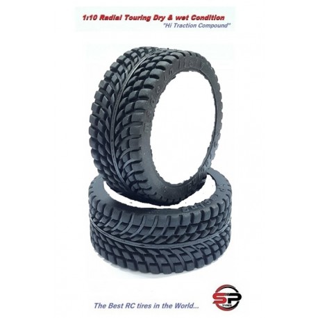 SP 1/10 RADIAL 26MM SOFT (Competition) (Only Tires) (2U.)
