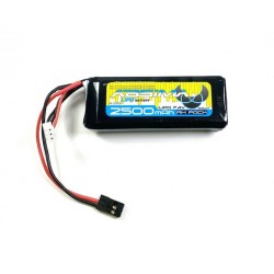 Absima RX Lipo 2S 7,4V. 2500 SC (UNI-Plug)