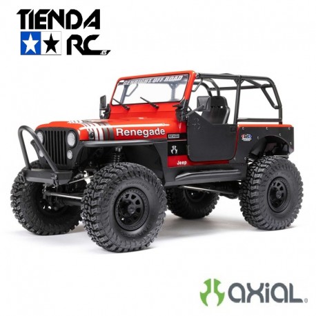 Axial 1-10 SCX10 III Jeep CJ-7 4X4 RTR Brushed Rock Crawler Red