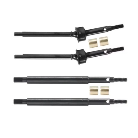 Steel Driveshaft 5mm Extended Axle Shafts w +2mm For TRX4M