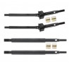 Steel Driveshaft 5mm Extended Axle Shafts w +2mm For TRX4M