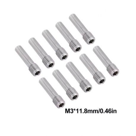 M3 Screw Bolt Set, 10Pcs Driveshaft Pin Axle Set Screws, for 1/10 RC Crawler Ca