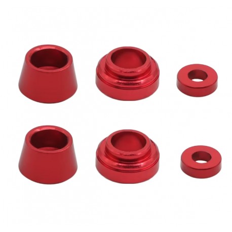 Alu Knuckle Coller For Tamiya TT02 (Red)