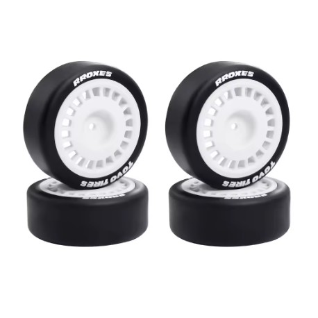 Austar Soft Slick+rally dish wheel White (off+2)